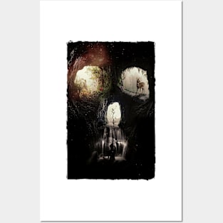 Cave Skull Posters and Art